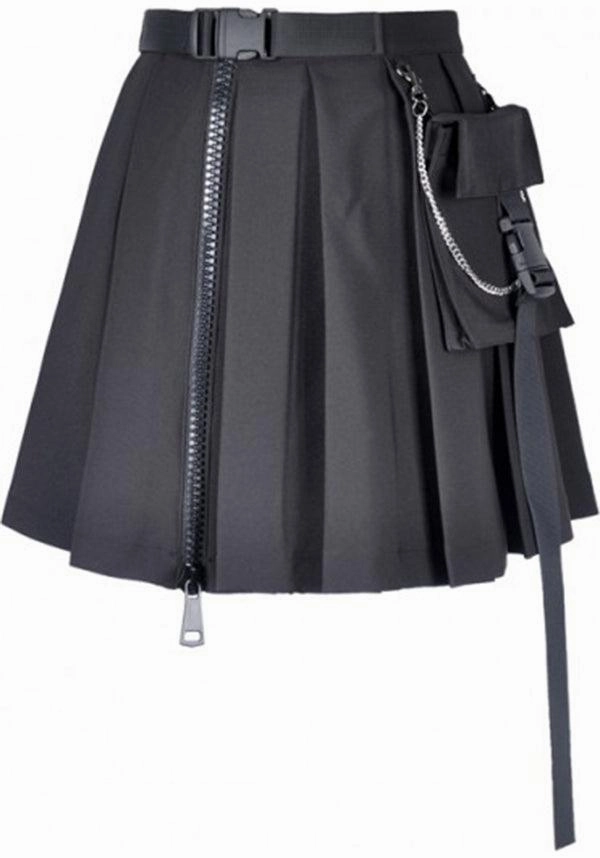 Odor Resistant Treatment Artisanal Craft Assassin Pleated | SKIRT W/ BAG