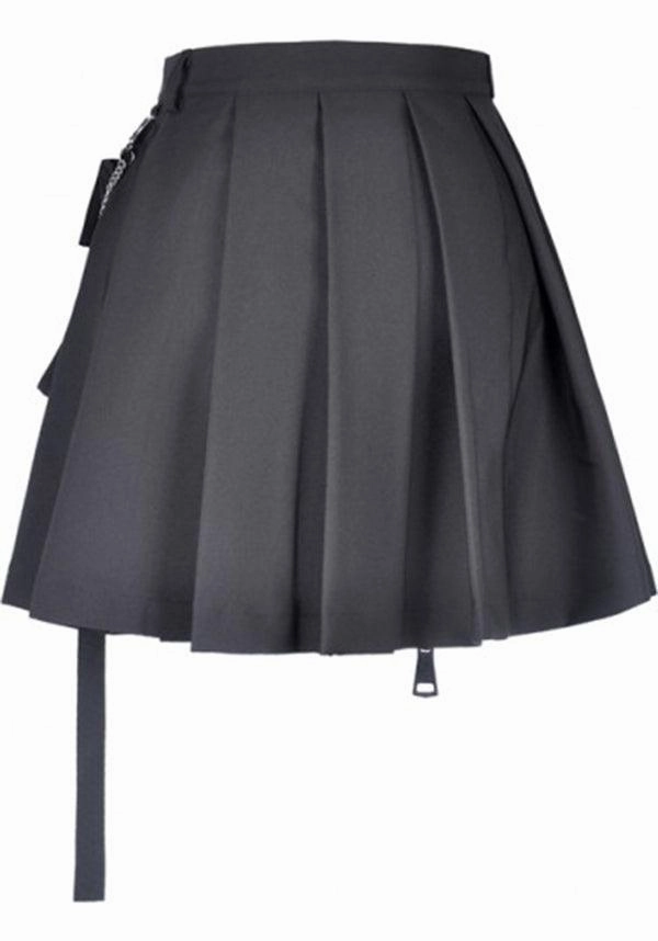 Assassin Pleated | SKIRT W/ BAG Asymmetrical Cut