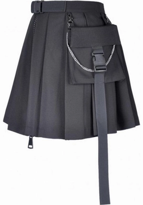 Assassin Pleated | SKIRT W/ BAG Casual Wear