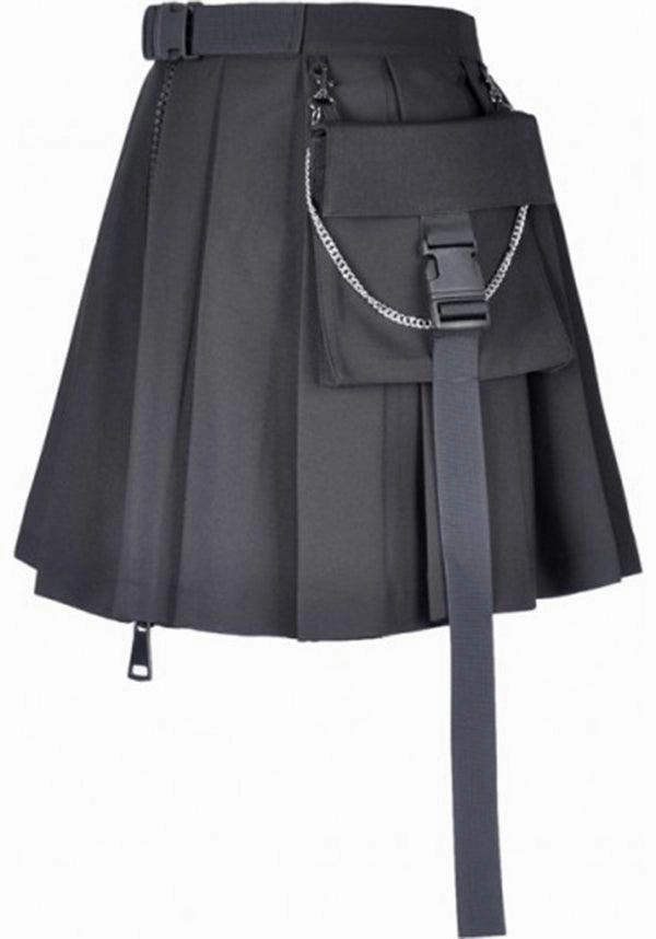 Assassin Pleated | SKIRT W/ BAG Casual Wear