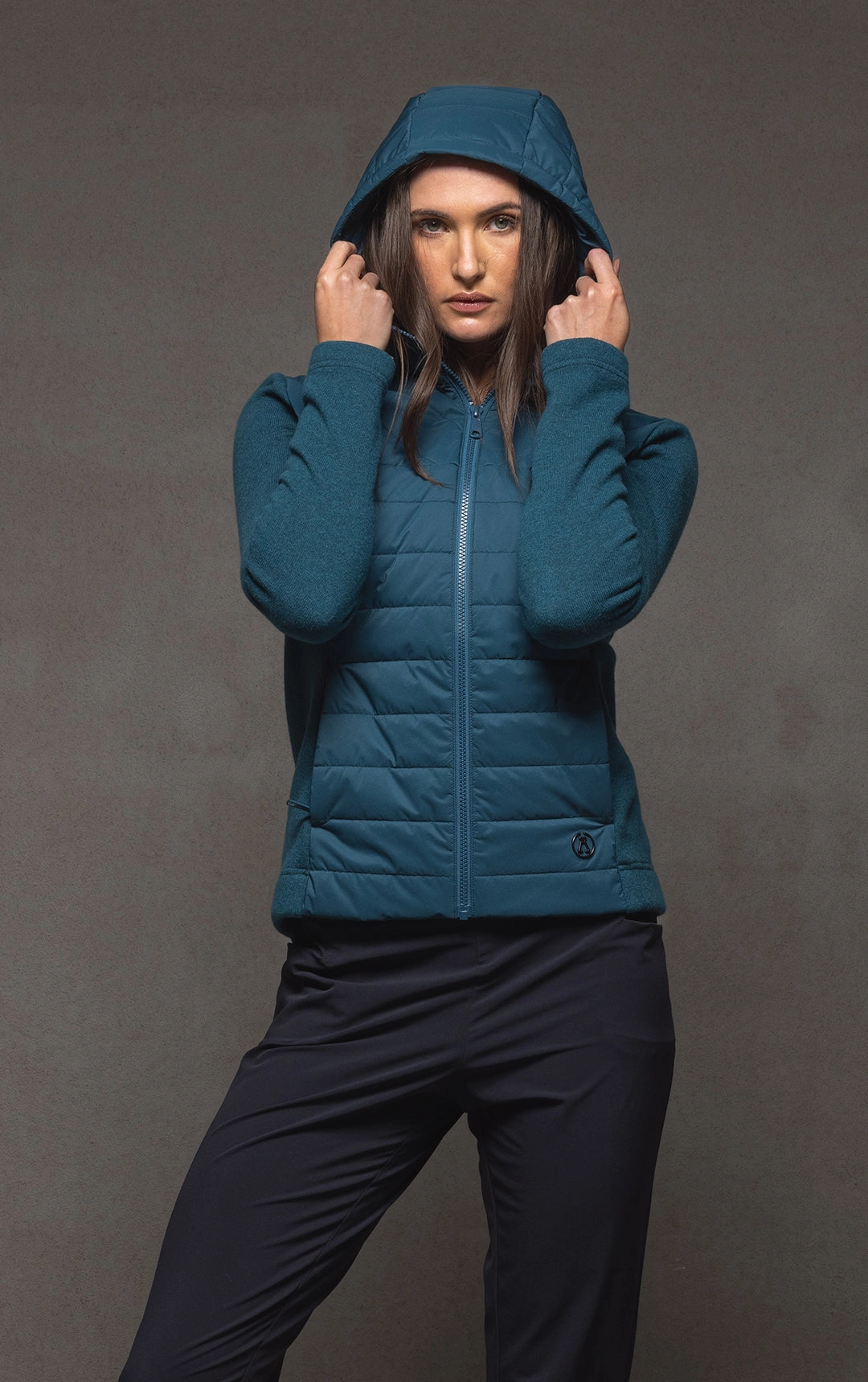 Odor Resistant Compression Fit Technology TECNOWOOL HYBRID HOODY