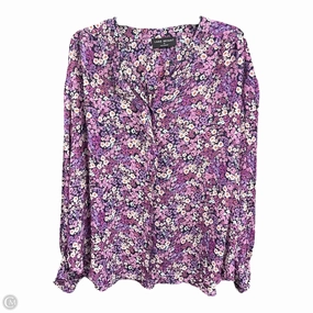 Top Long Sleeve By Lane Bryant In Floral Print, Size: 1x Office Mood Comfortable Jacket