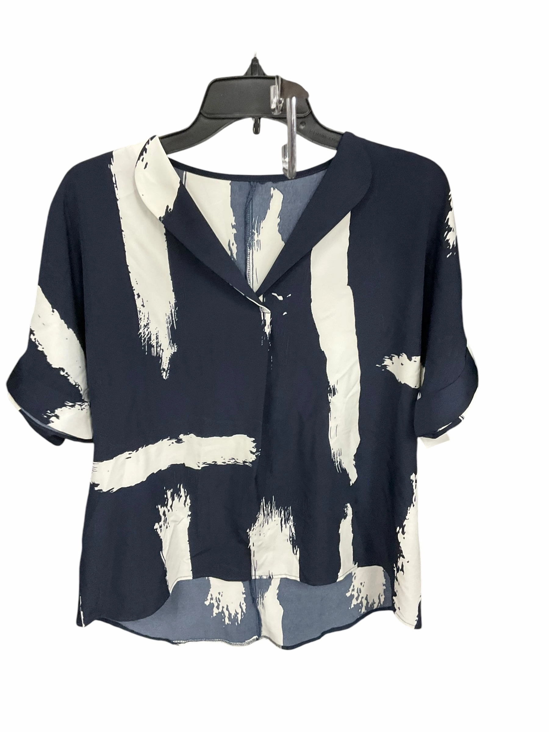 Top Short Sleeve By Clothes Mentor In Navy, Size: Xl AntibacterialMaterial