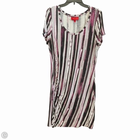 Stylish Jacket Dress Casual Midi By Jennifer Lopez In Purple, Size: L