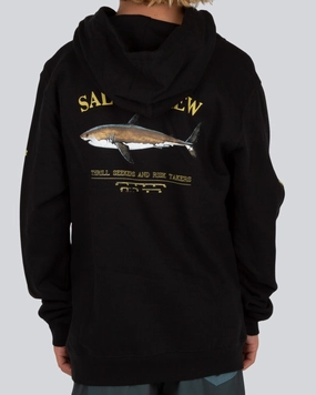 Bruce  Hood Fleece Kids - Black Goat like