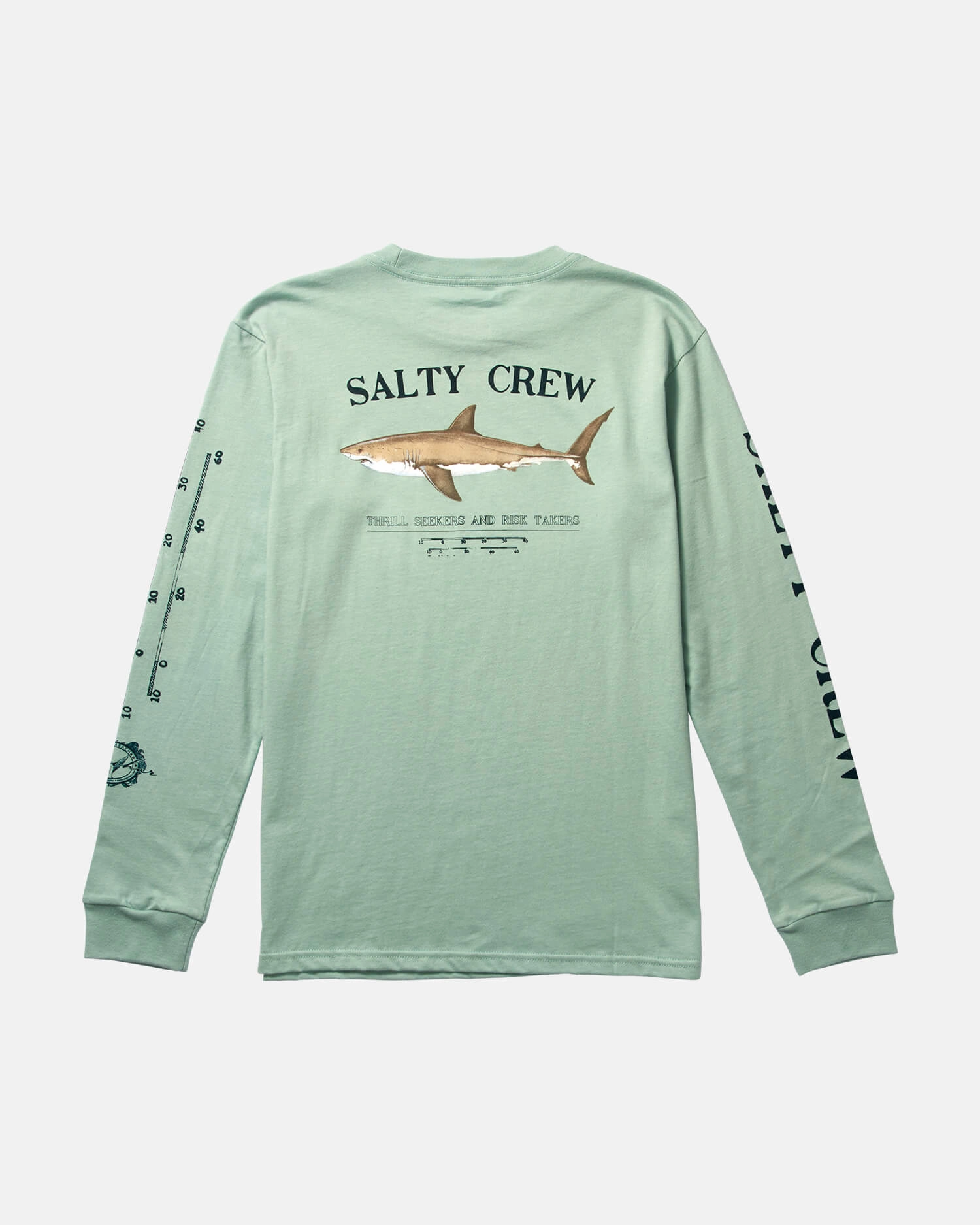 cyclist Bruce  L/S Tee Kids - Mackerel