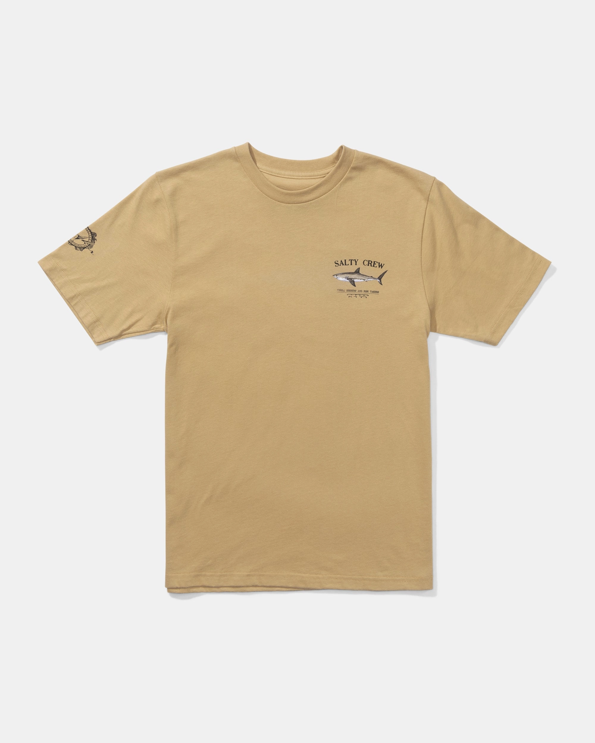 AntiPillingTreatment FasteningHood Bruce  S/S Tee Kids - Khaki