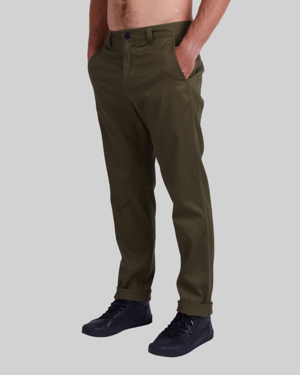 Daily Style Utility Style Deckhand Pant - Military