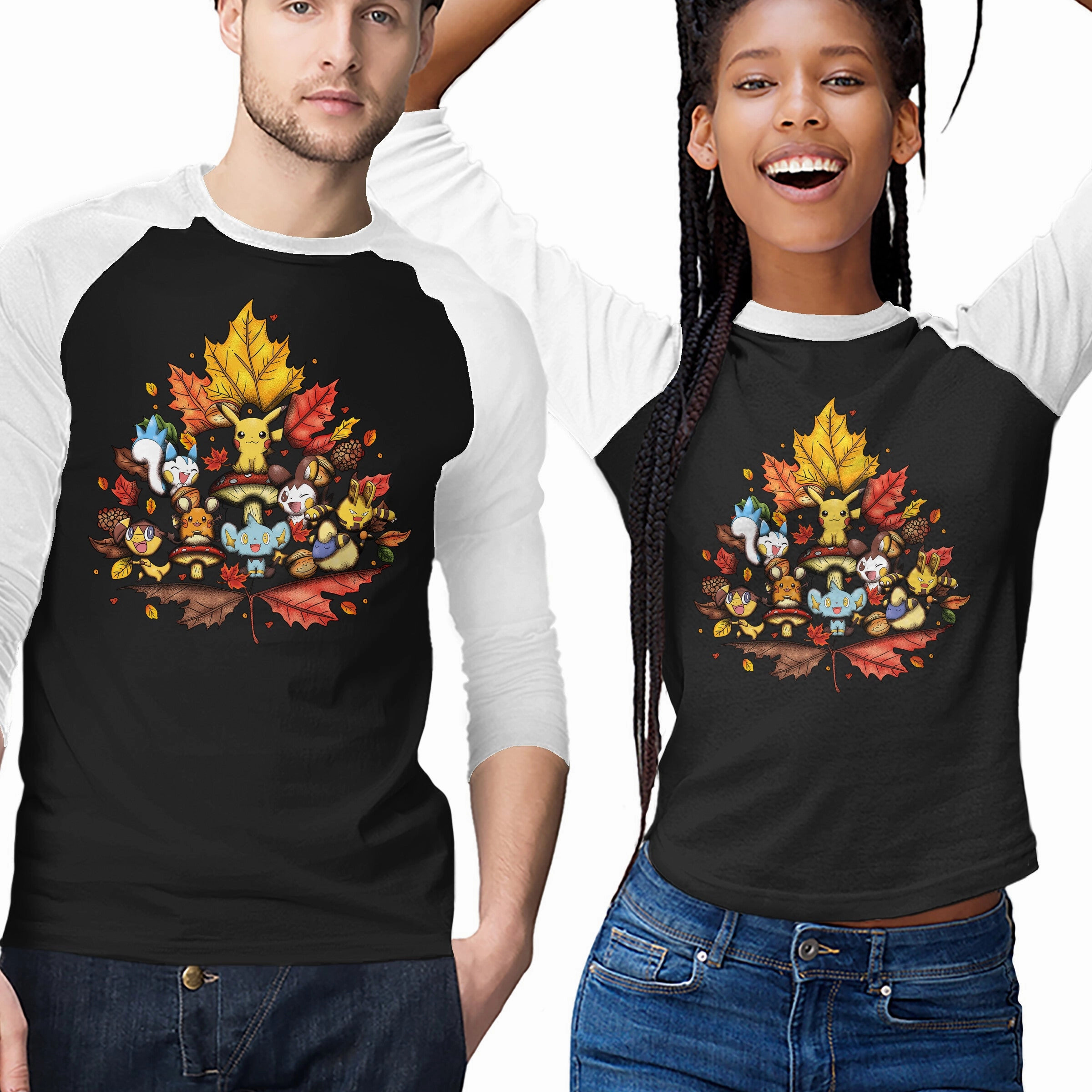 Autumn Leaf Electric Stretch Material