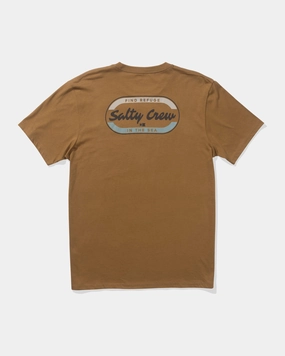 Smart Design Reinforced Shoulder Capsule Ss Tee - Caramel