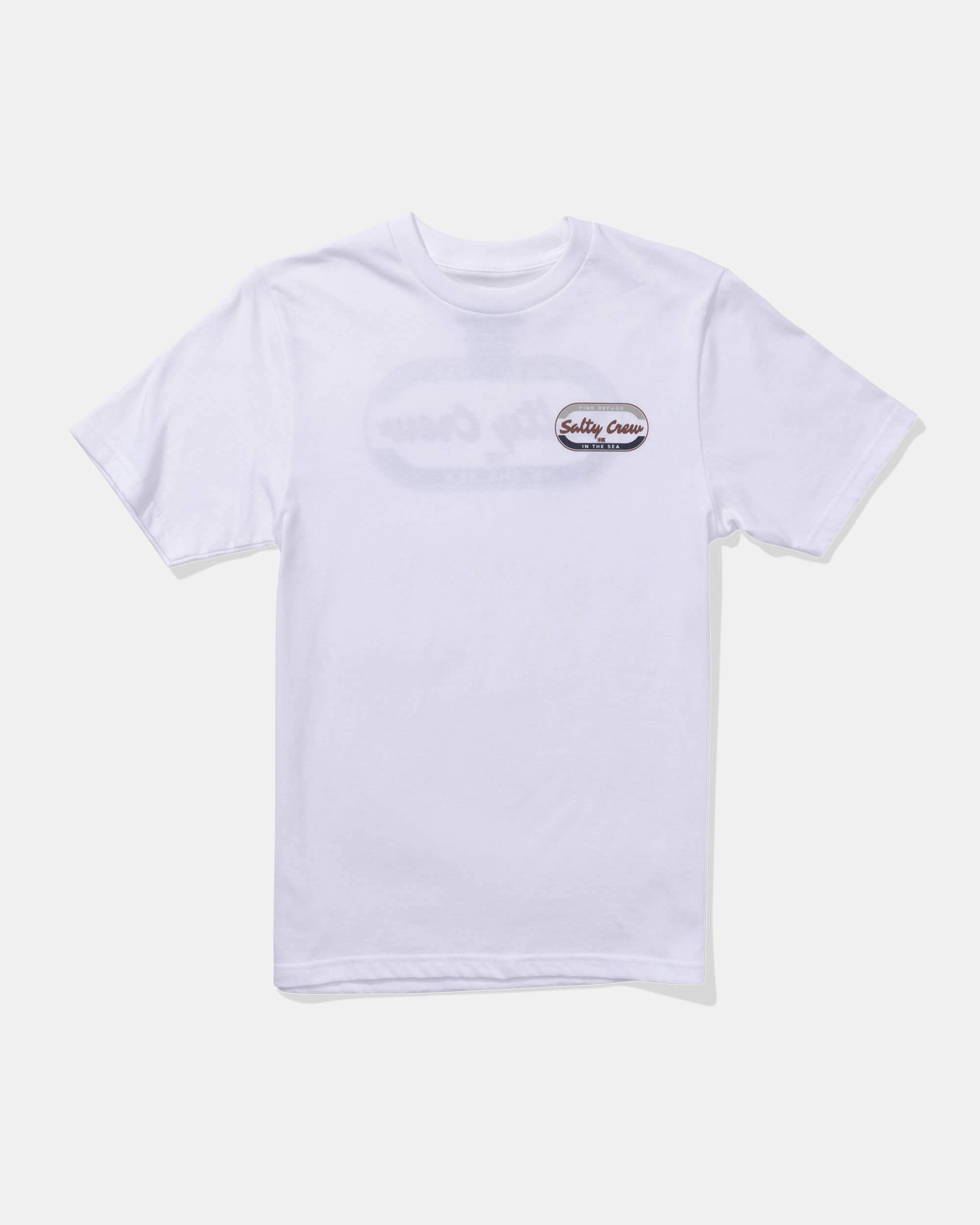 Capsule  Ss Tee Kids - White Raglan Sleeve NoSlipGripperBand