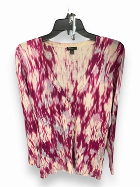 Cardigan By Ann Taylor In Multi-colored, Size: M AntiPillingFabric WaterResistant Coating