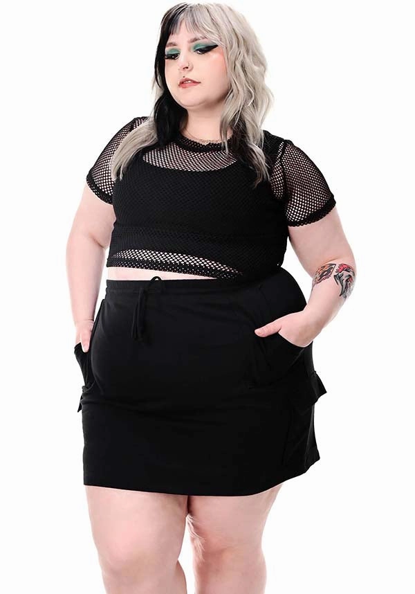 Cargo | MINI SKIRT* Neat Style Wrap style