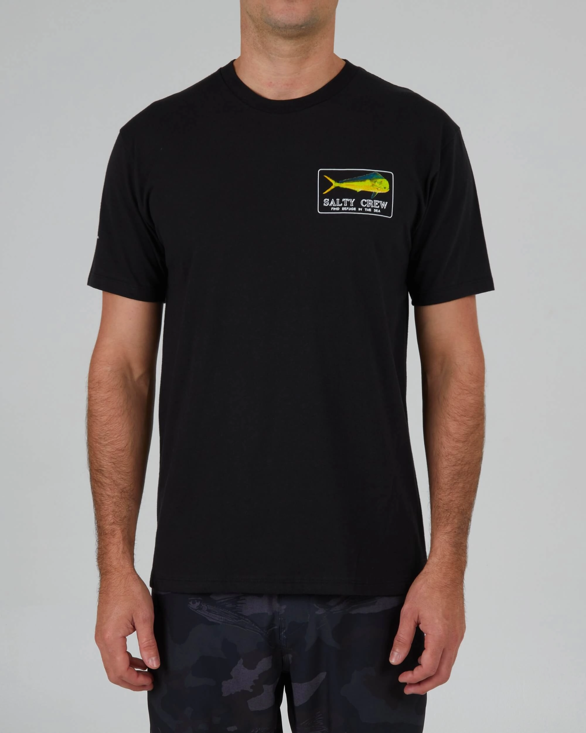 Golden Mahi Premium S/S Tee - Black BreathableMeshLining Festival wear