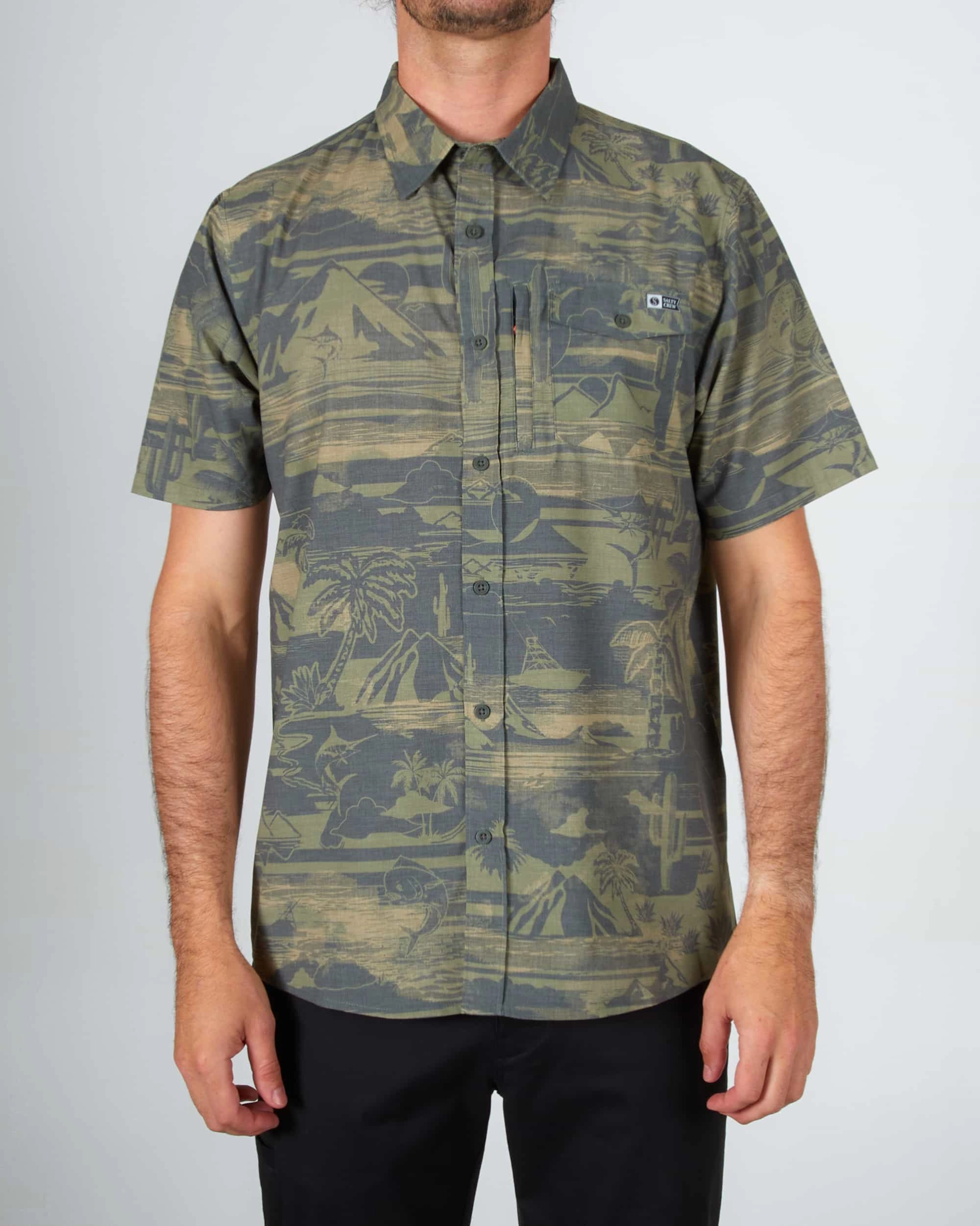 Trendy Comfort Cedros S/S Tech Woven - Black