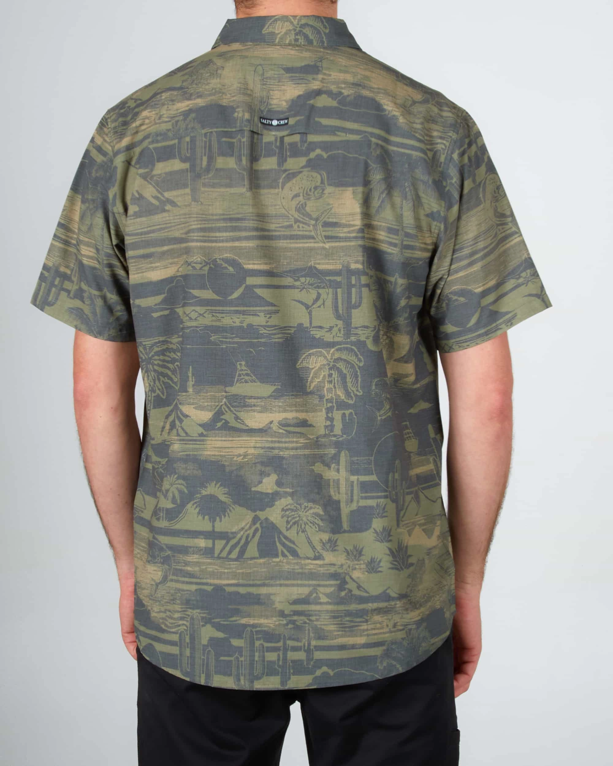 Cedros S/S Tech Woven - Black Easy Comfort