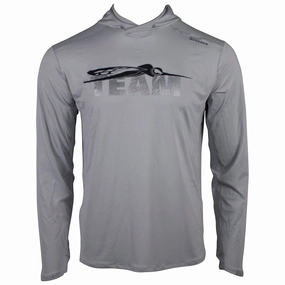 Comfy Layer Timeless Appeal Skeeter Simms SolarFlex Hoody - Sterling