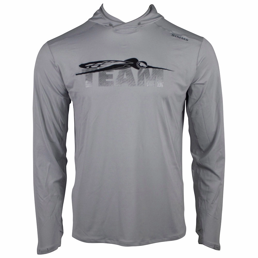 Skeeter Simms SolarFlex Hoody - Sterling checkered pattern