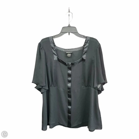 Park Day Top Short Sleeve By Lane Bryant In Black, Size: 2x