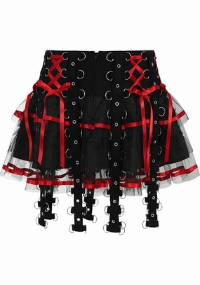 Relaxed Mood Clean Mood Chai [Black/Red] | MINI SKIRT