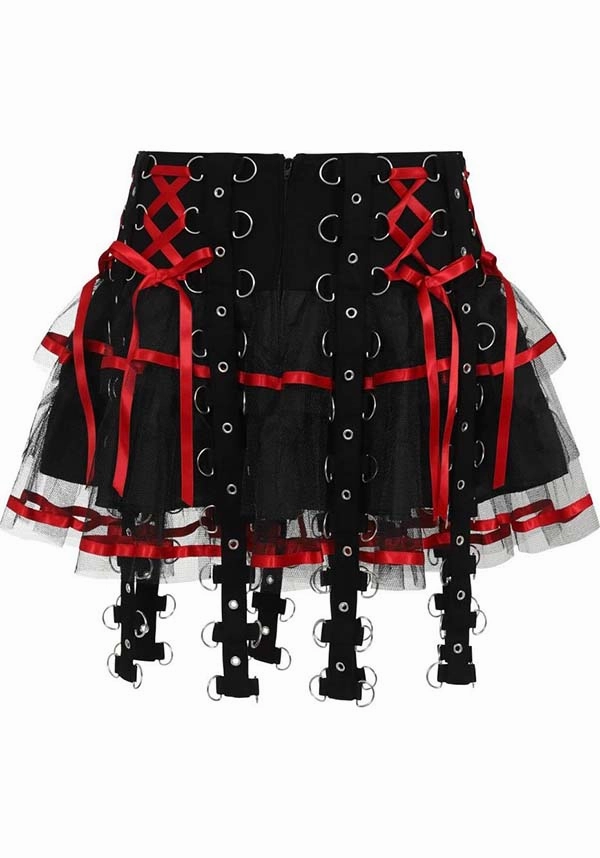 Relaxed Mood Clean Mood Chai [Black/Red] | MINI SKIRT