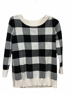 sporty wear Checkered Pattern Sweater Loft, Size L