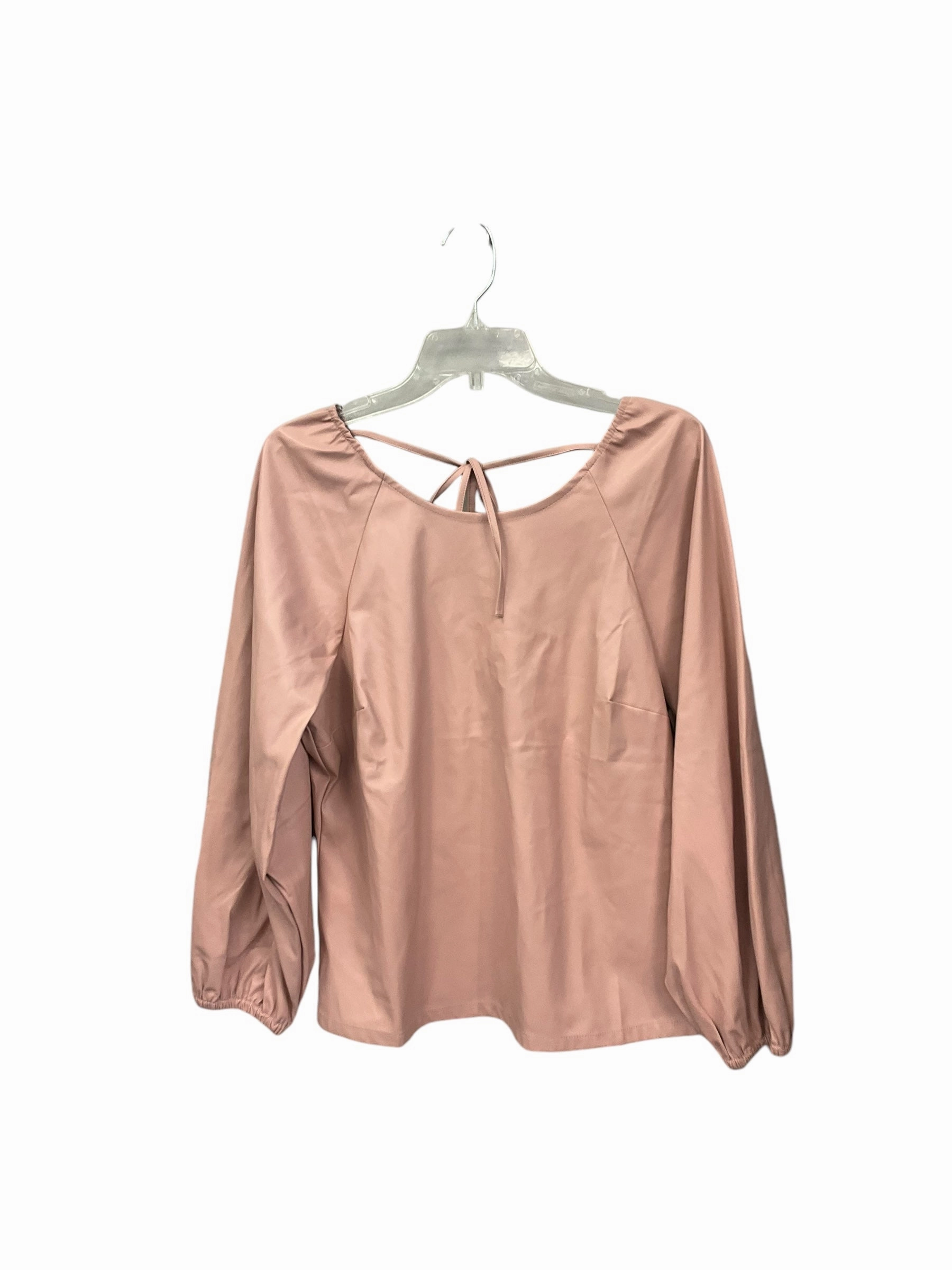 Desert Heat Grace Ease Blouse Long Sleeve By J. Crew In Pink, Size: Xl