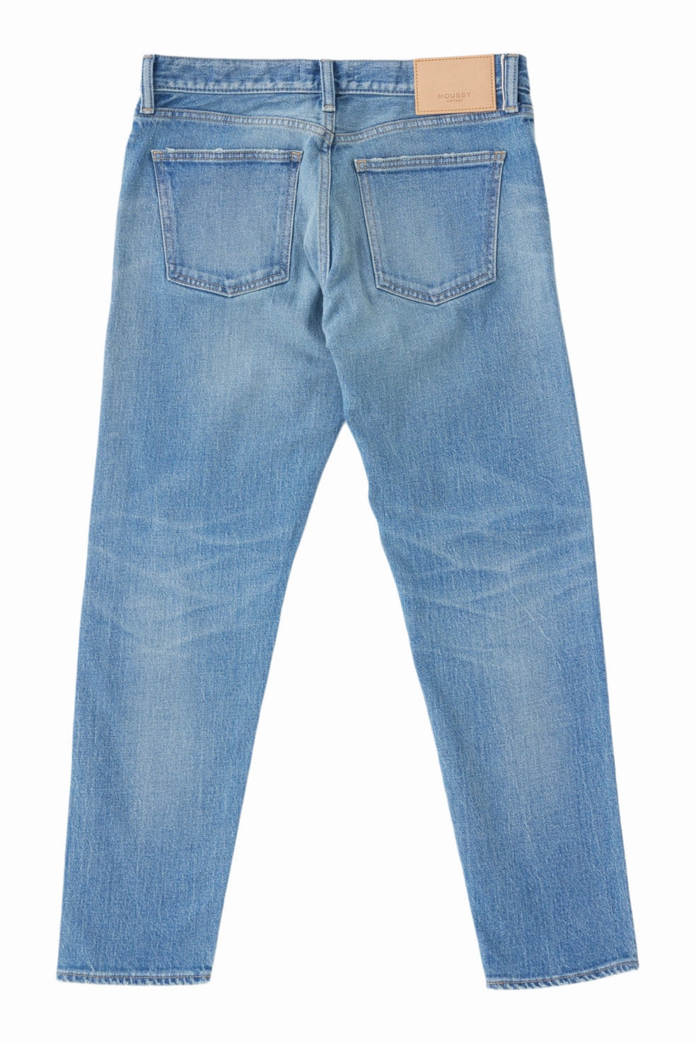 Crisp Look Moussy Denim Kendall Tapered Jeans in Light Blue