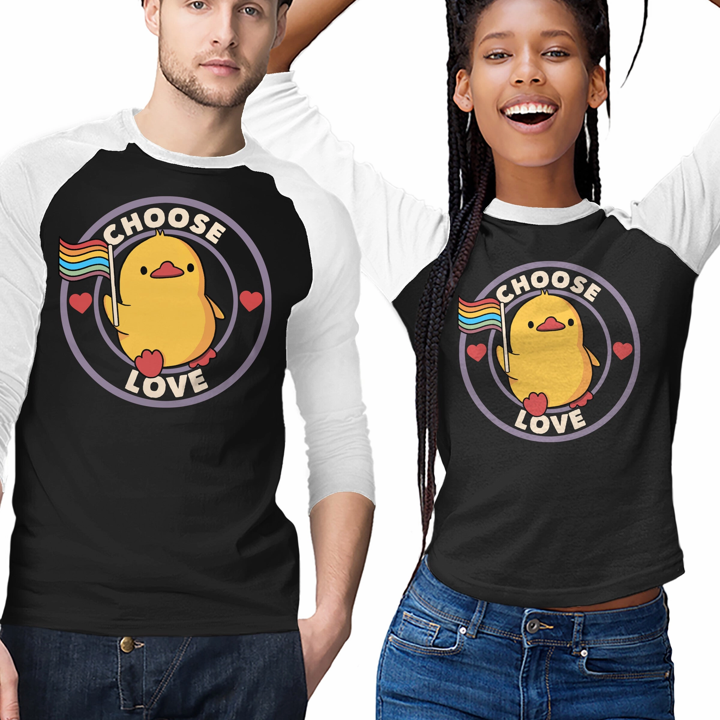Light and Comfortable Layer Ready Choose Love Pride Duck