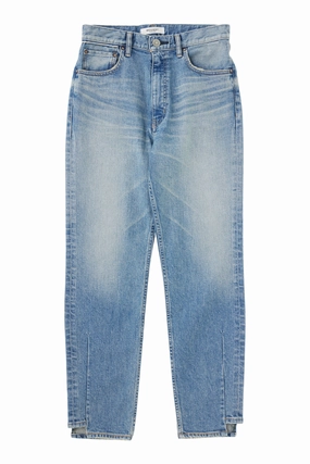 Minimal Fashion Casual Friday Versatile Moussy Denim Richland Boyskinny in Light Blue