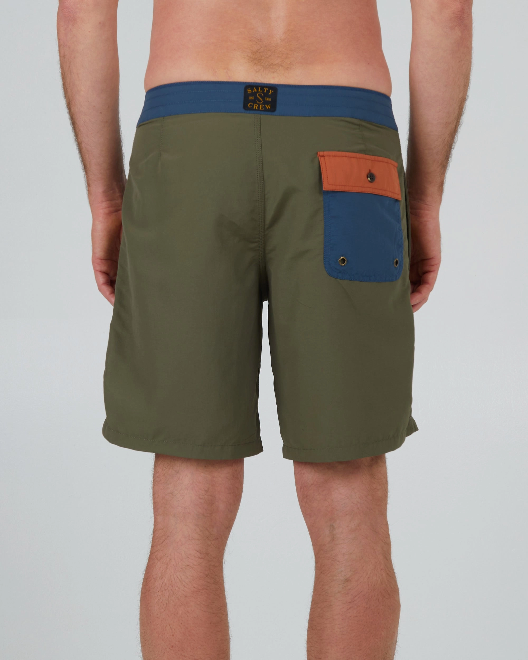 Clubhouse Boardshort - Olive Ultra Soft Elastane Glide Enhancing Surface