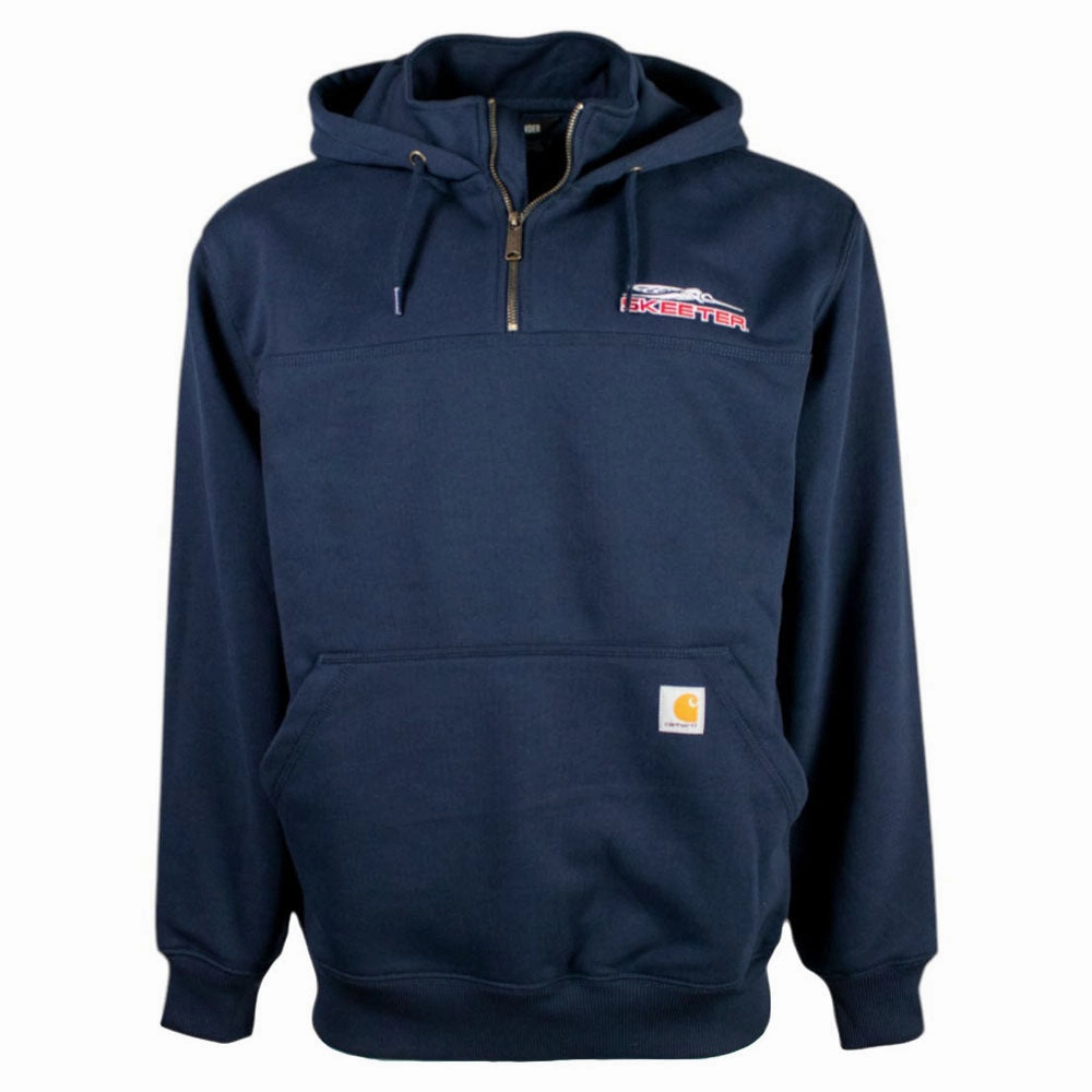 Double Layered Hood Youthful Vibe Skeeter Carhartt Navy Rain Defender Paxton Quarter Zip