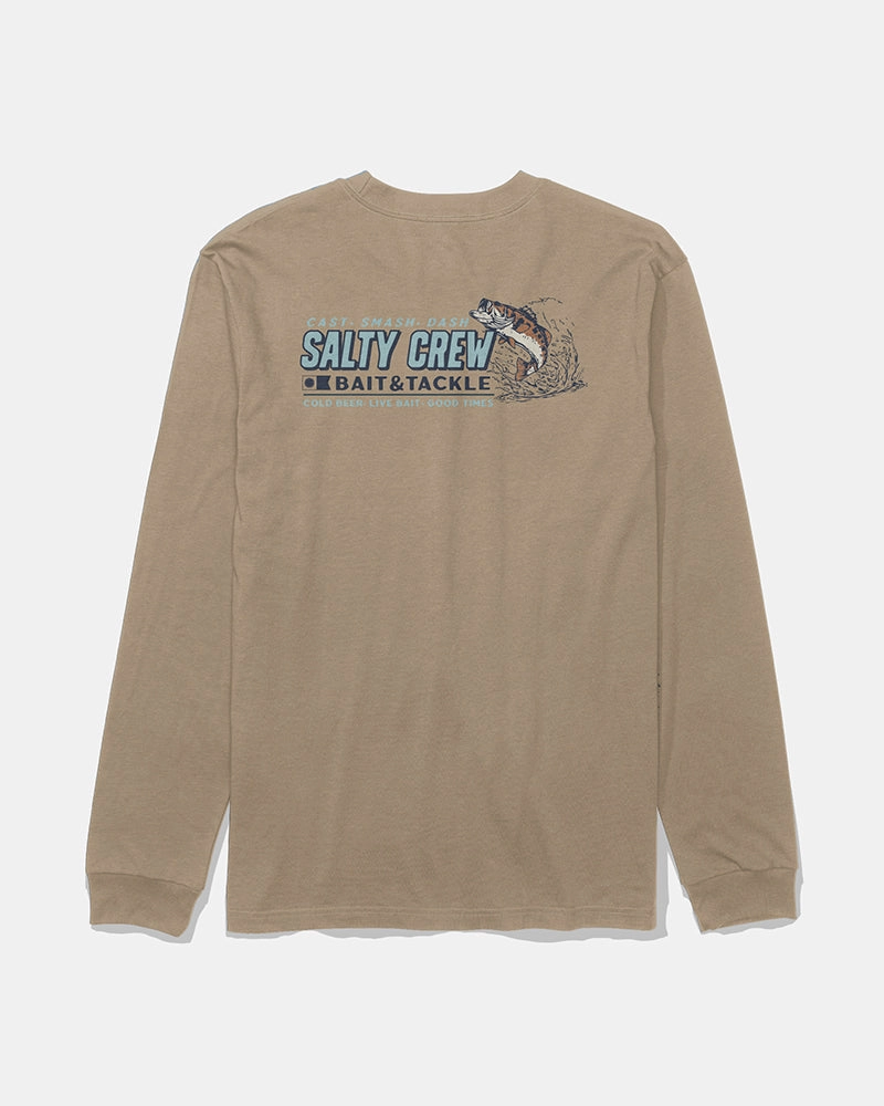 Live Bait Ls Tee - Twig Layered Shoulder Design