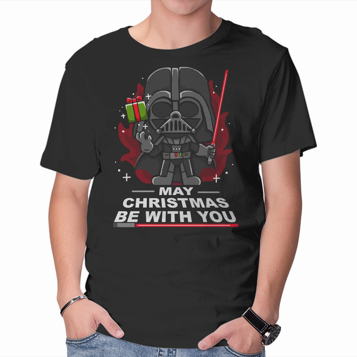 May Christmas Be With You Wrinkle Resistant Finish Active Outfit