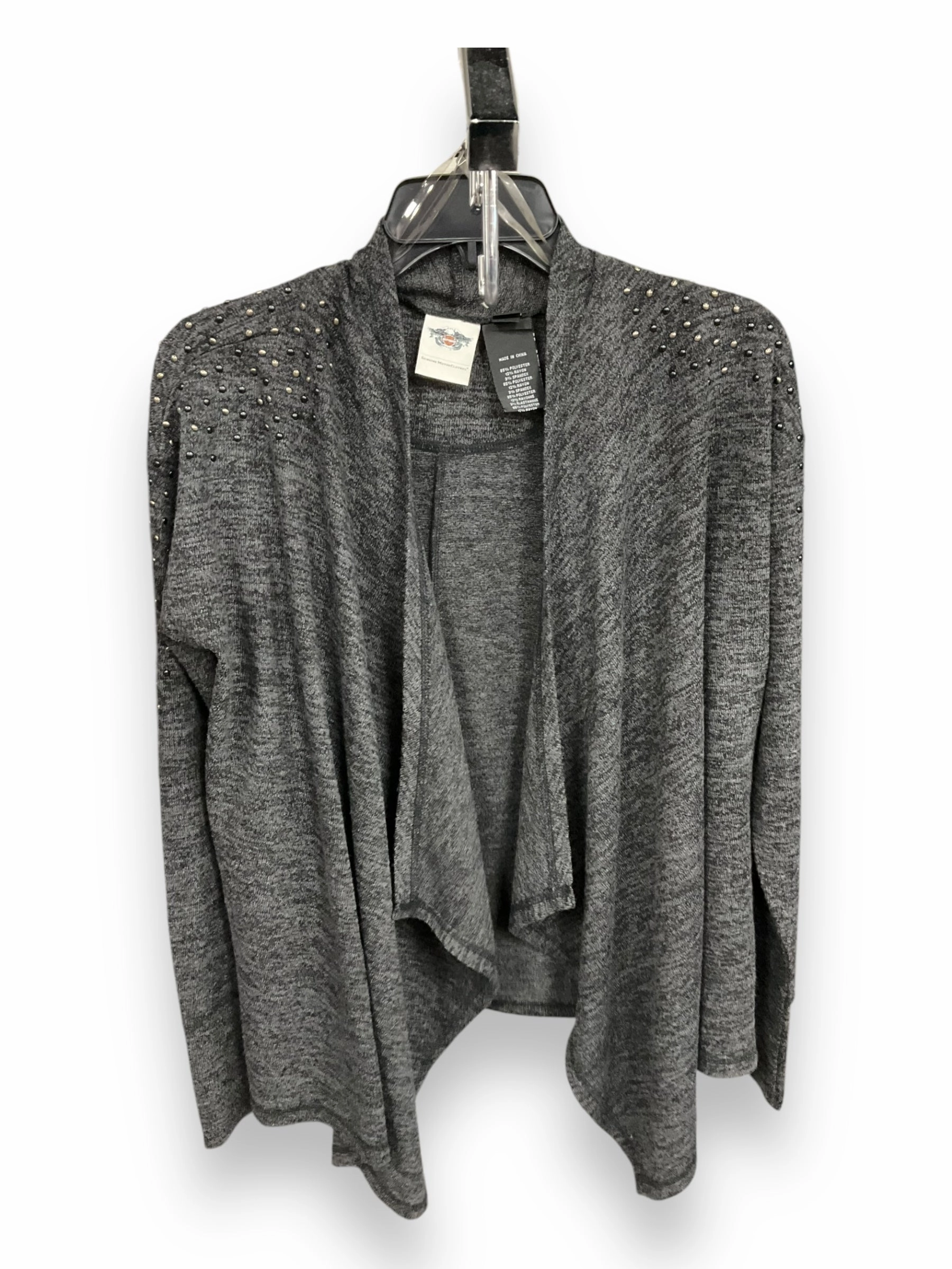 Cardigan By Harley Davidson In Grey, Size: S SmoothInnerLining Modern Sneakers