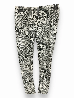 Pants Leggings By Clothes Mentor In Paisley Print, Size: Osfm ComfortWaistband ReinforcedHem