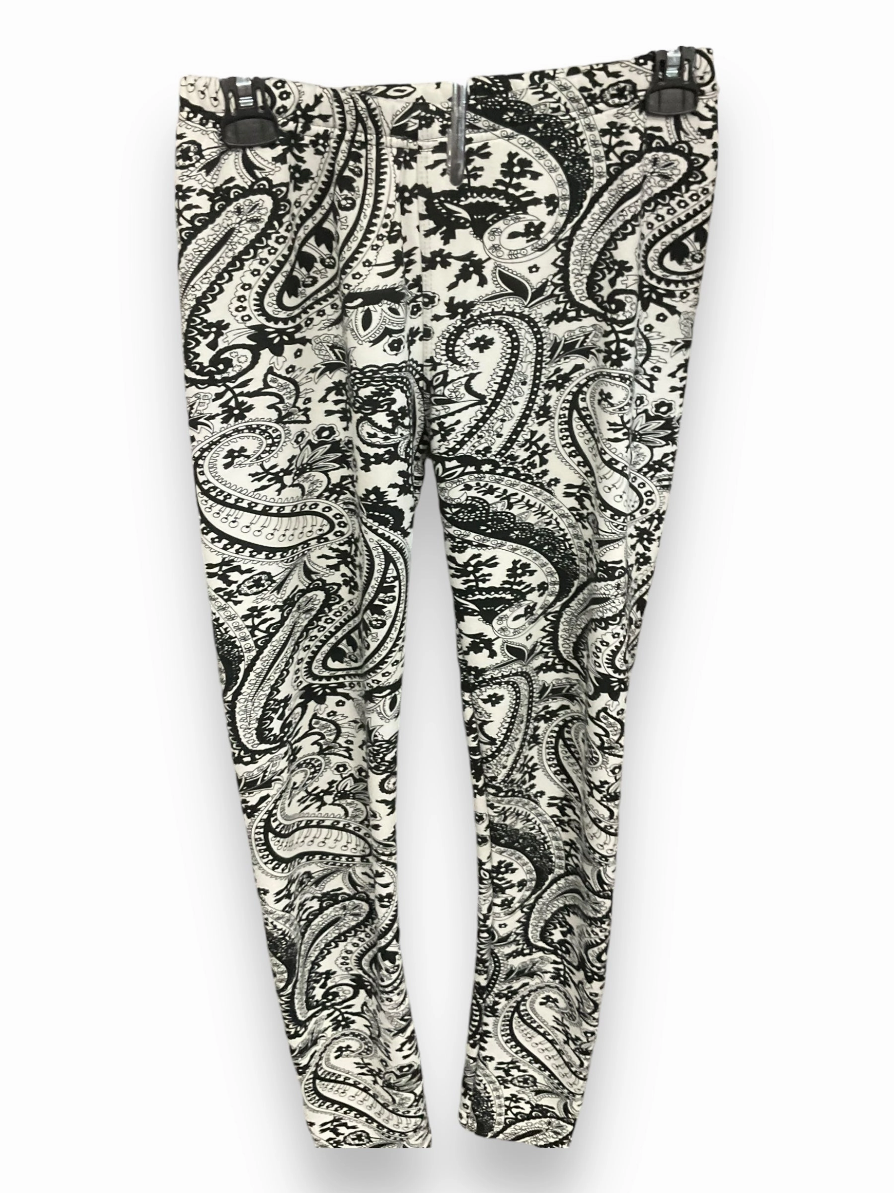 Pants Leggings By Clothes Mentor In Paisley Print, Size: Osfm ComfortWaistband ReinforcedHem