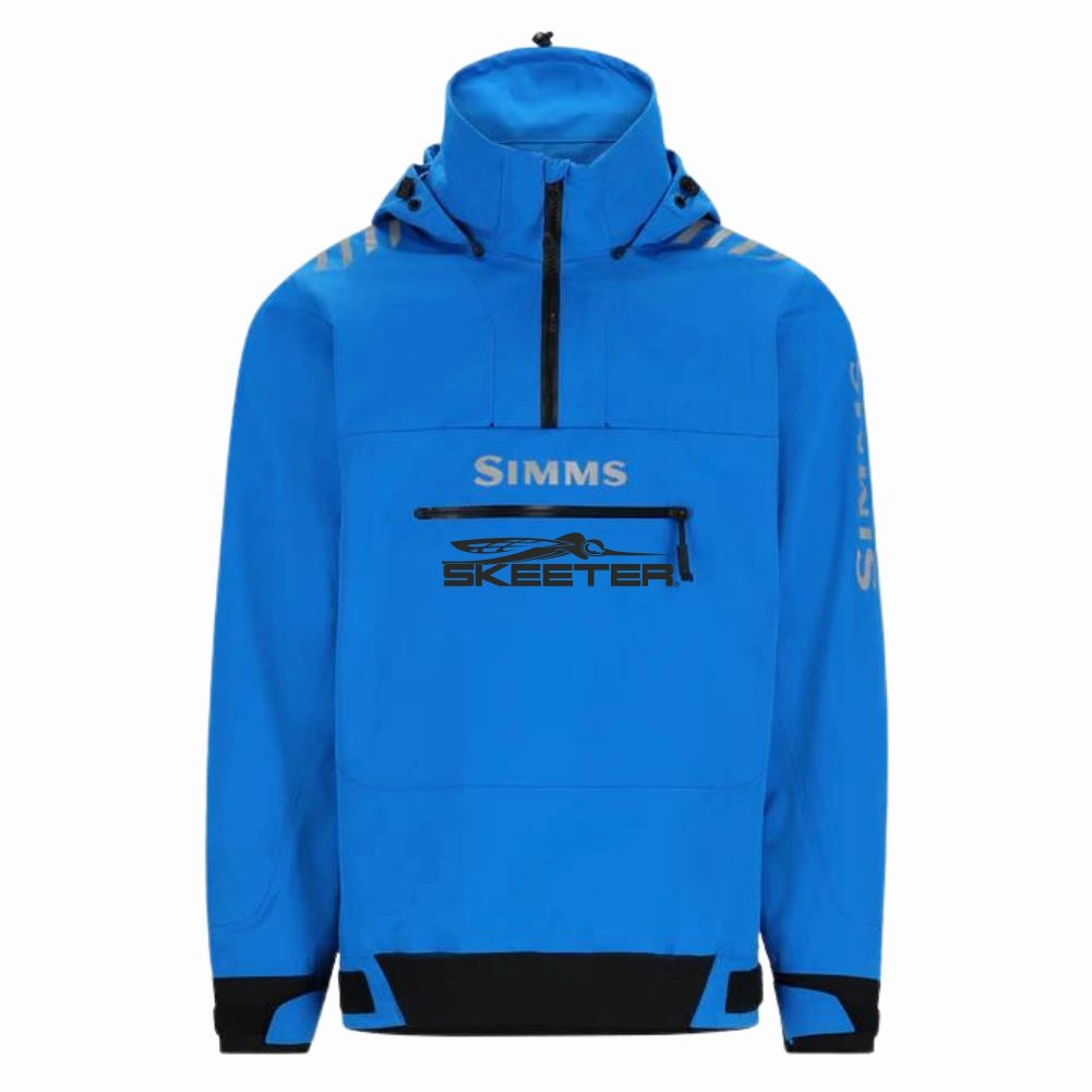 Skeeter Simms Splash Cast Fishing Jacket Quick Access Hidden Pockets