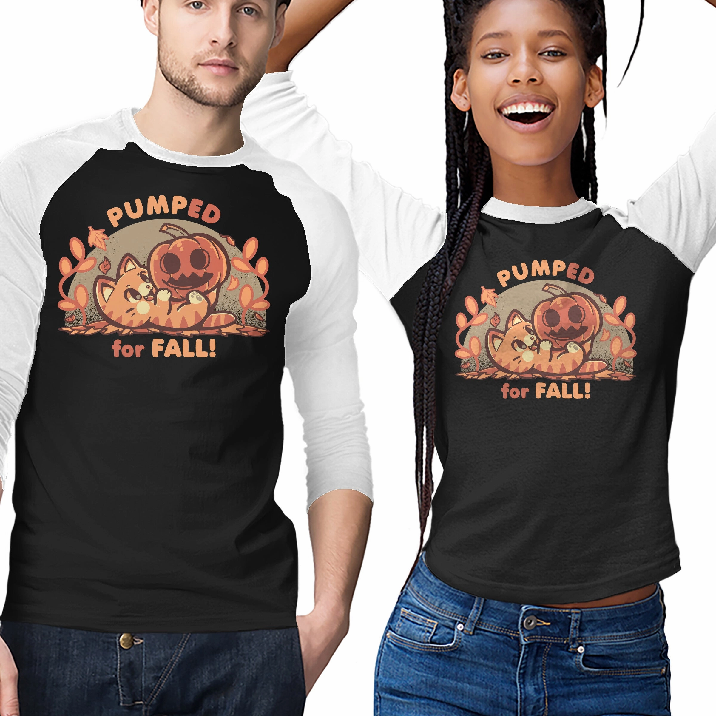 Pumped For Fall ReinforcedNeckline Seamless construction