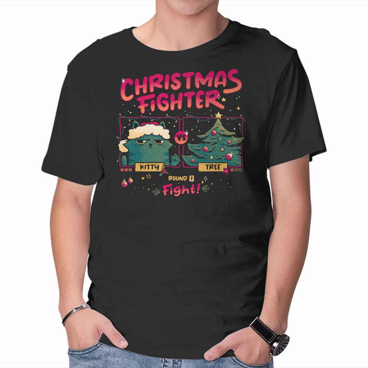 Bohemian Cool Layer Wear Christmas Fighter