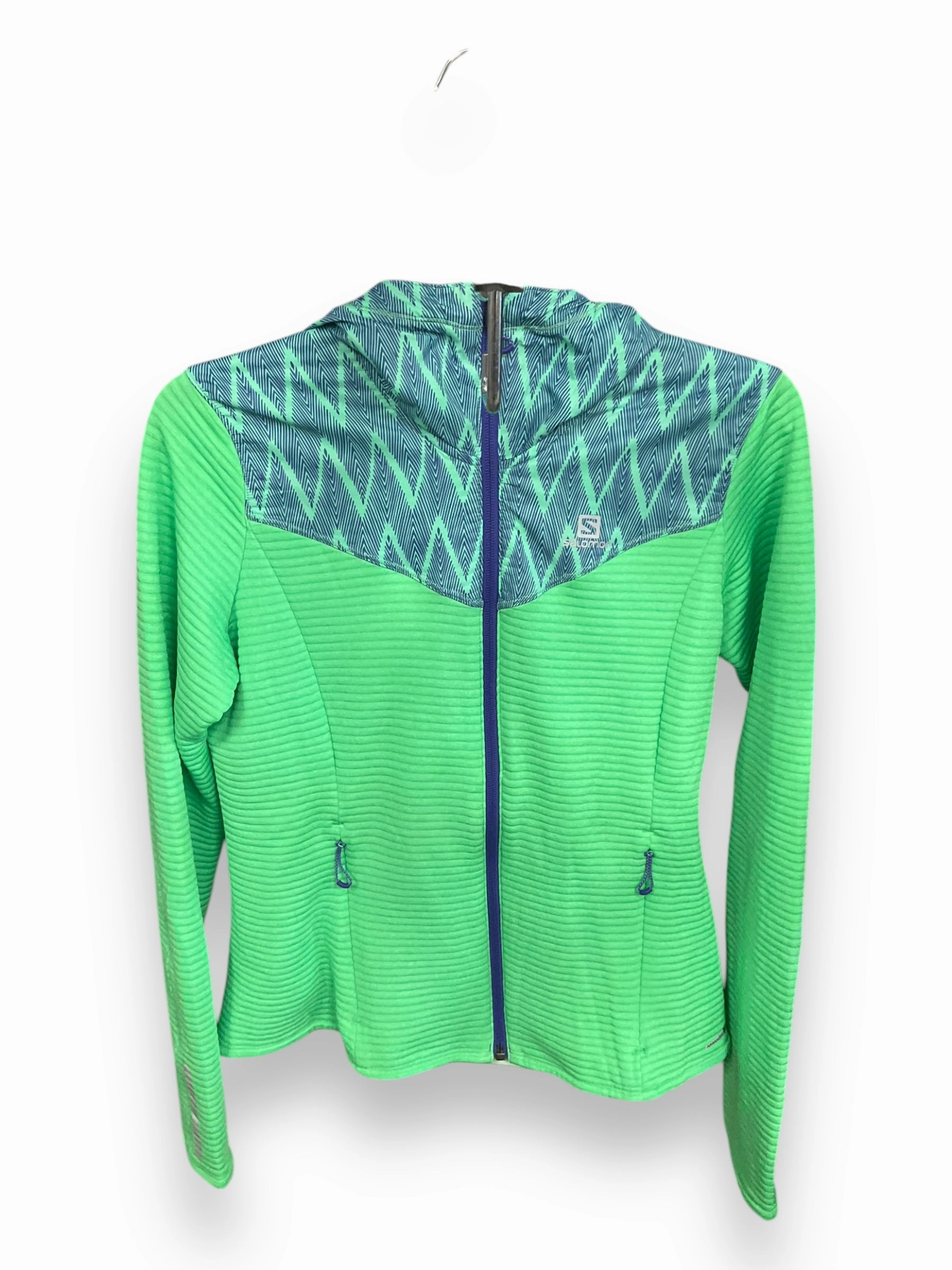 Athletic Jacket By Clothes Mentor In Green, Size: M Air Move fashionable blazer