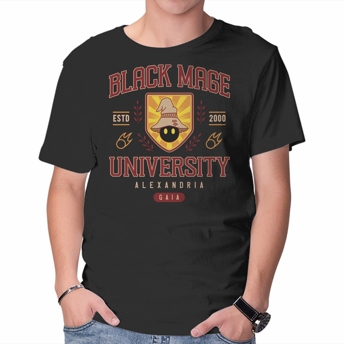 Wrinkle Resistant Texture Black Mage University