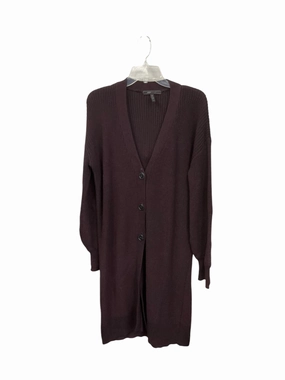 CompactKnit AntiPillFinish Cardigan By Bcbgmaxazria In Purple, Size: M