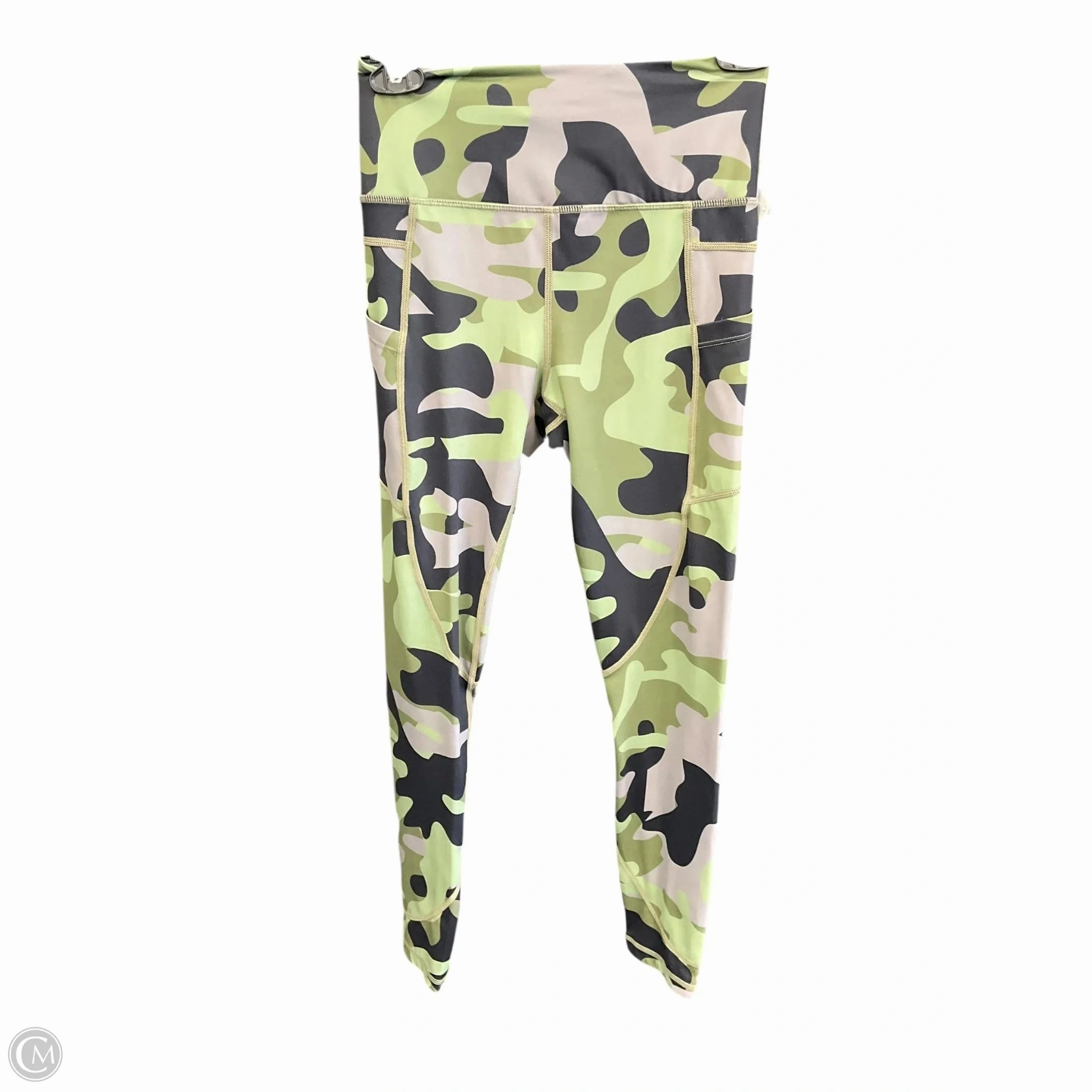 Athletic Leggings By Zyia In Camouflage Print, Size: S Easy Cool NonSlipTrim