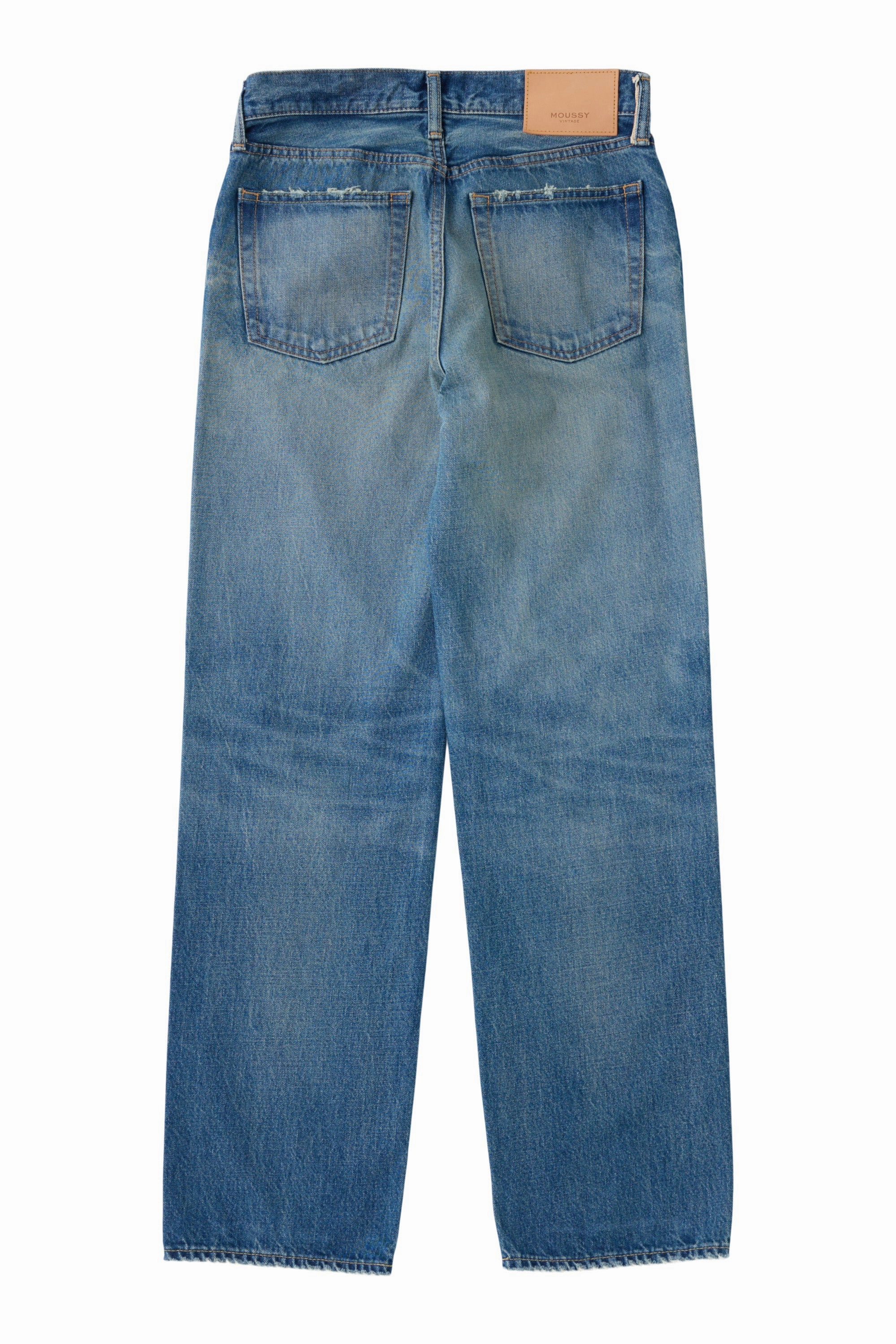 Moussy Denim Bethpage Straight Jeans in Blue Street Appeal