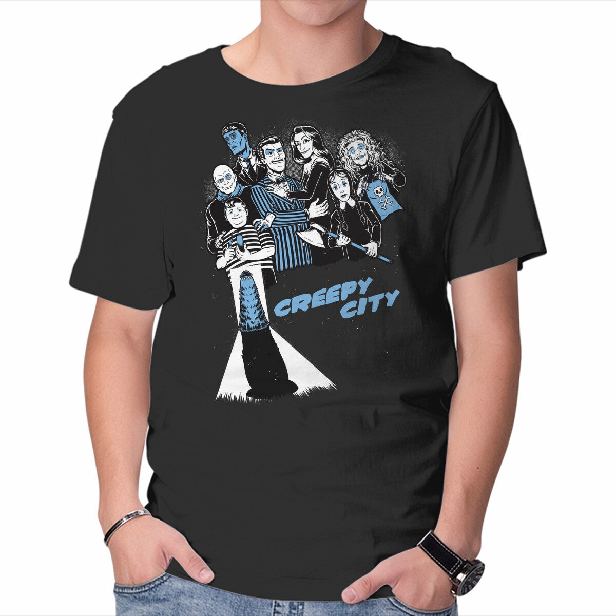 Creepy City Stretchable Relaxed Armhole Cut