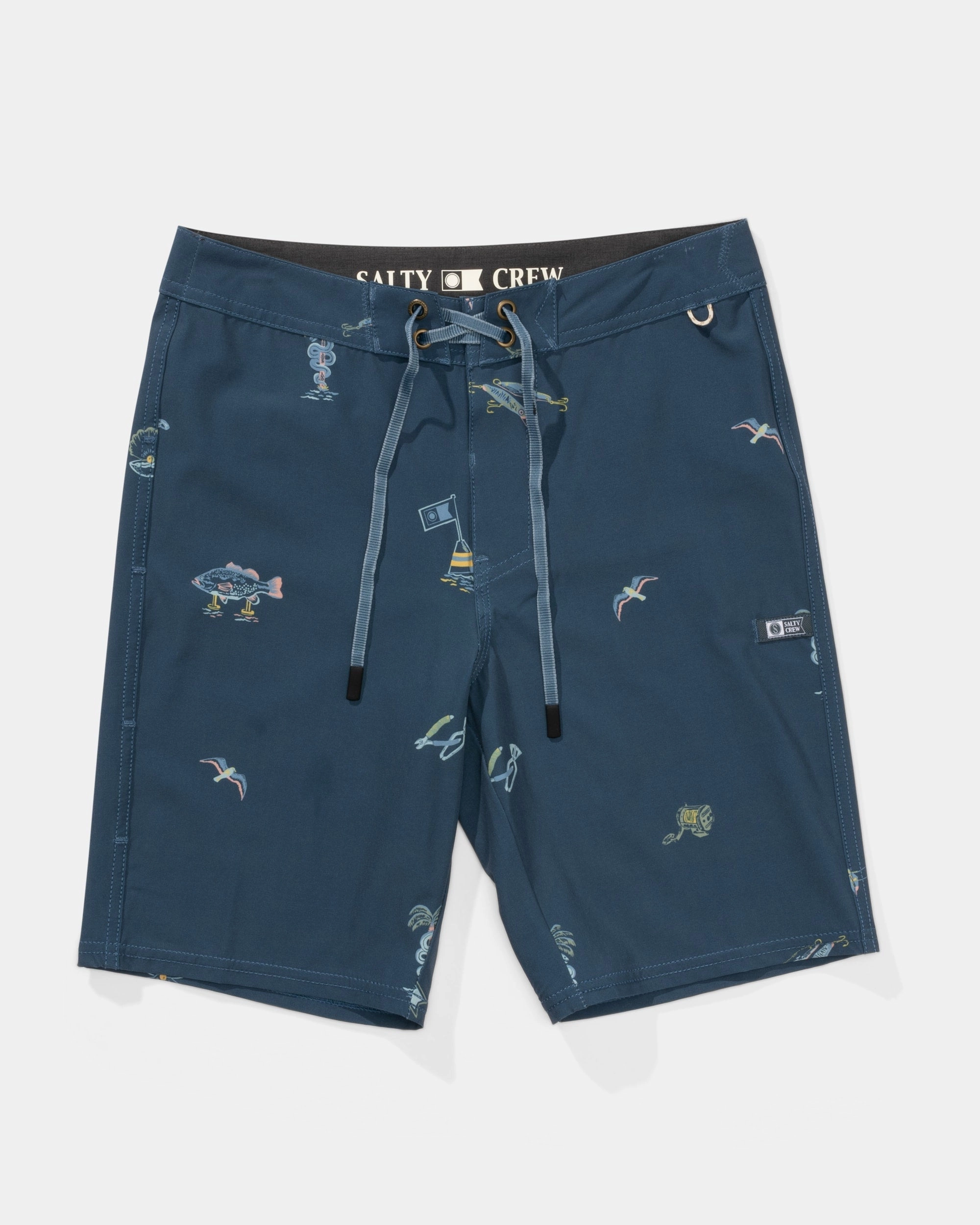 Chill Vibes Fit Crew  Boardshort Kids - Navy