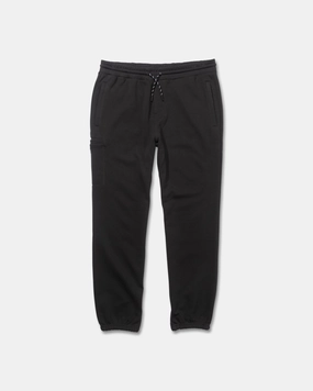 Chilly Weather Comfort Flex Wear Crewser Fleece Pant - Pirate Black