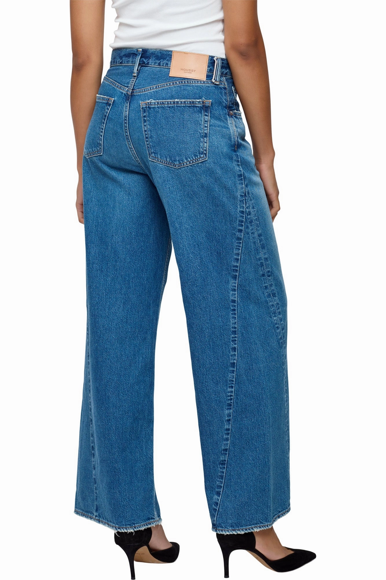 Moussy Denim Atlanta Twisted in Blue All-day Comfort