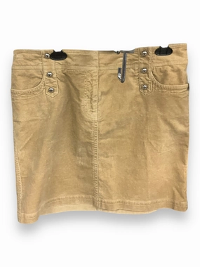 Skirt Mini & Short By White House Black Market In Tan, Size: 14 Layer Play